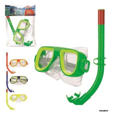 Imagem de Snorkel E Mascara Kit De Mergulho Premium Juvenil Anatômico - ART SPOR