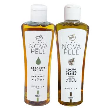 Imagem de Kit Limpeza Facial Nova Pele: Sabonete Facial + Loção Tônica Facial - 