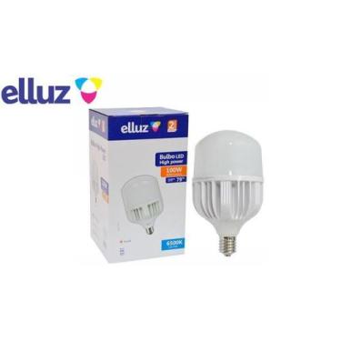 Imagem de Lâmpada Elluz Led Bulbo High Power Luz Fria 6500k 100w E40 8000 Lúmens