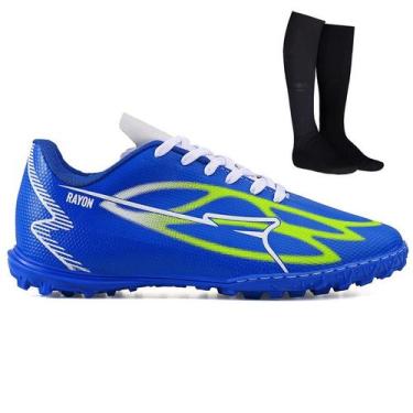 Imagem de Chuteira de Futebol Society Masculina Para Grama Sintetica Material Si