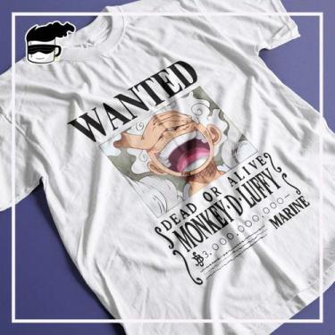 Imagem de Camiseta One Piece Luffy Gear 5 Nika Unissex Anime - Kamisetas Otaku, 