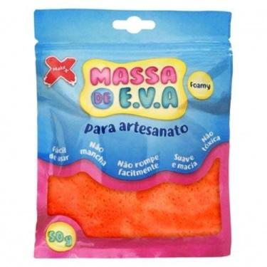 Imagem de Massa de EVA 50g Make +, LARANJA - 13004