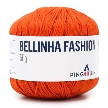 Imagem de Linha Bellinha Fashion Pingouin 50g, 7211 LARANJA REDE