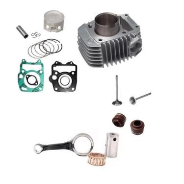 Imagem de Kit Motor Biz-125 05-2008+(biela/valvula/retentor/juntas) - METAL LEVE