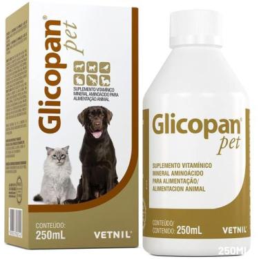 Imagem de Glicopan Pet  250ml Suplementação De Vitaminas Vetnil