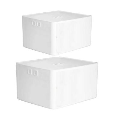 Imagem de Kit 2 Caixa Organizadora Grande E Média Com Tampa - Paramount Plastico