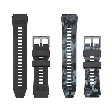 Imagem de WalkerFit Pulseira de Relógio Inteligente 22 mm, Pacote com 2, Compatível com AMAZTIM Smart Watch, KOSPET Tank M2/T2, Pulseiras Esportivas de TPU, Ajustável