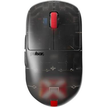 Imagem de Mouse Gamer Sem Fio Pulsar X2H Medium - Clear Black, preto