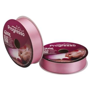 Imagem de Fita de Cetim Progresso 30mm 50 Mts Rosa Escuro 240