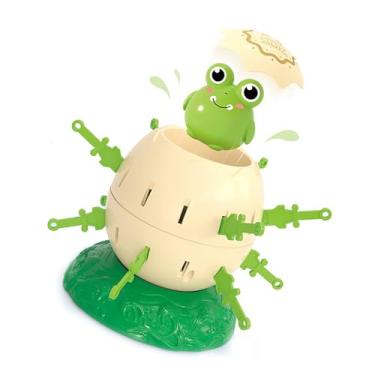 Imagem de Animal Pirata Barril Jogo Alívio do Estresse Brinquedo para Crianças Jogo de Família Com Balde Ejeção Engraçado Jogo de Tabuleiro Pirata Brinquedo (GREEN)