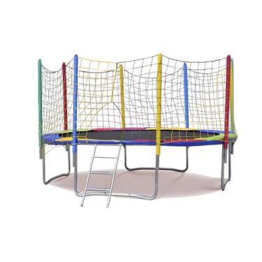 Imagem de Cama Elastica Pula Pula Trampolim 3,05m Nacional Premium Resistente Su