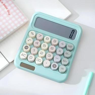 Imagem de Calculadora Retangular 12 Dígitos Botões Coloridos Opapro OPA-J011, ve