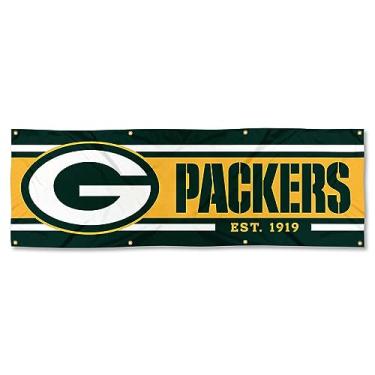 Imagem de WinCraft Faixa grande Green Bay Packers de 6 x 1,8 m