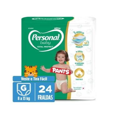 Imagem de Personal Fralda Baby Total Protect Pants Grande, 24 Unidades