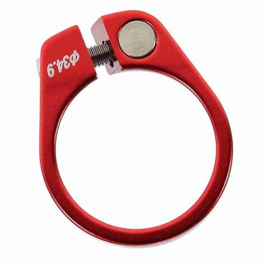 Imagem de Alumínio da Liga de Alumínio Post Post Cramp Acessório de Bicicleta de Montanha Leve e Resistente (34,9 mm vermelho)