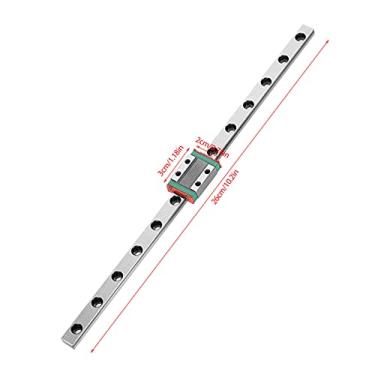 Imagem de LML9B Miniatura Linear Rail Guia Rail, Tamanho Pequeno, Projeto Leve, de 4 Pontos, de Lubrificação Em Bloco, para Equipamentos Automáticos, Equipamento de Medição de Precisão