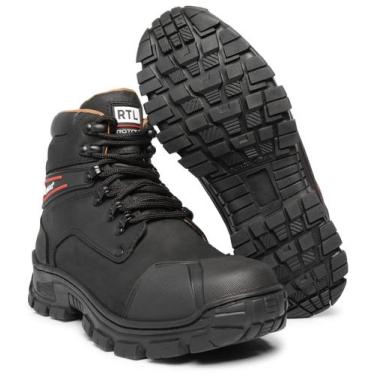 Imagem de Bota Coturno Adventure Palmilha De Gel Anti Impacto EM COURO LEGITIMO 