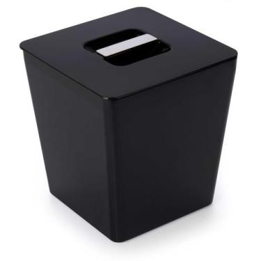 Imagem de Lixeira de Pia 5L Quadrada Neo Banheiro Puxador em Aço Inox - Forma, P