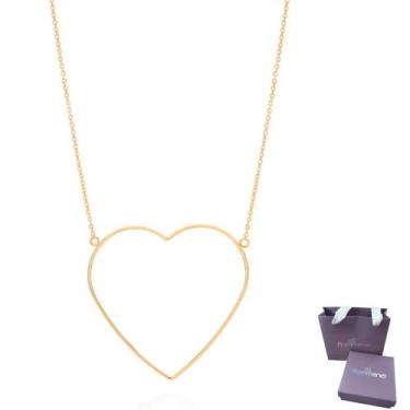 Imagem de Maxi Colar Rommanel Feminino Lindo Presente Banhado A Ouro 18k 532069
