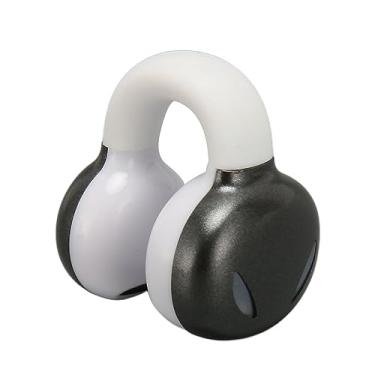 Imagem de Clipe Sem Fio Em Fones de Ouvido, Clipe de Orelha Sem Fio Fones de Ouvido Com Cancelamento de Ruído Som Estéreo de Alta Fidelidade Multifuncional para Chamar para Música (Cinza)