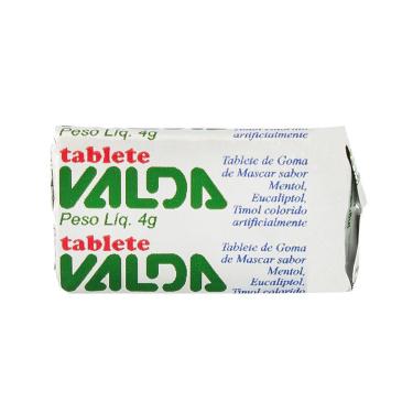 Imagem de Goma de Mascar Valda Tablete 4g