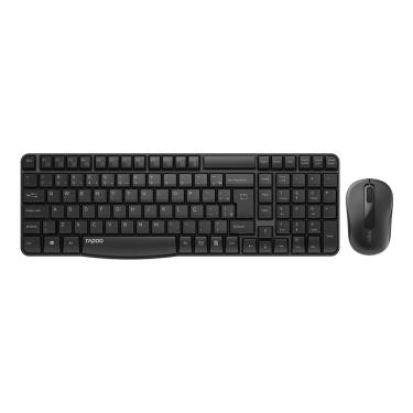 Imagem de Teclado e Mouse X1800S com Pilha Preto - Rapoo