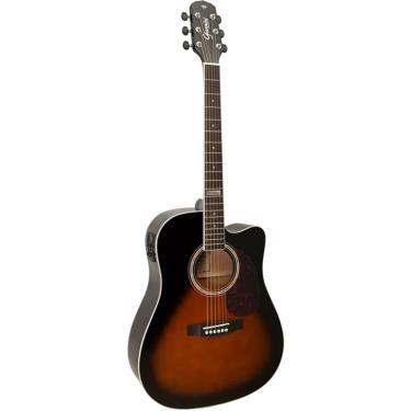 Imagem de Violao giannini GF-1D ceq 3TS folk cutaway eletroacustico 3 tone sunburst