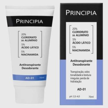 Imagem de Desodorante antitranspirante principia ácido lático 5% + niacinamida 5% AD-01 70ML