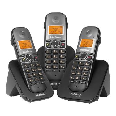 Imagem de Telefone Sem Fio C/ Ramal Ts 5123 Preto