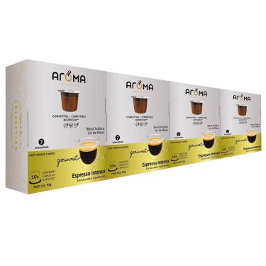 Imagem de Kit 150 Cápsulas Compatíveis Nespresso Café Intenso Aroma