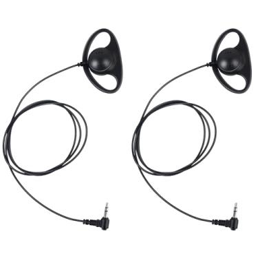 Imagem de Pdflie Fone de ouvido de rádio com fio de 3,5 mm, receptor de audição assistida, tradução da igreja, para viagem, conferência compatível com sistema de guia turístico sem fio Eamax EX-100 EXD-101 ATG