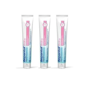 Imagem de Kit Com 3 Cremes Pomada De Assadura 60Gr Cada - Bepantol