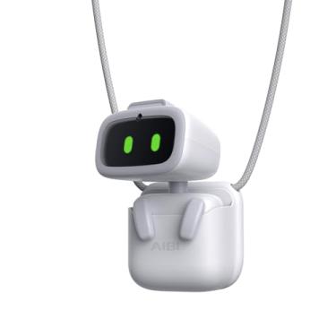 Imagem de Aibi Pocket Pet - Robô Portátil | Companheiro AI com ChatGPT, Comandos de Voz, Interação Emocional, Canto e Dança | Fixa-se Magneticamente em Qualquer Lugar | Ultra Portáti