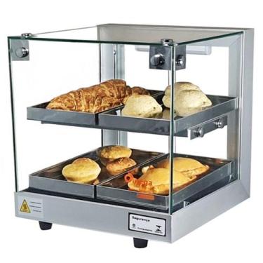 Imagem de BD4 - Estufa Beta para salgados 4 bandejas Dupla Prata - 220V - Omega