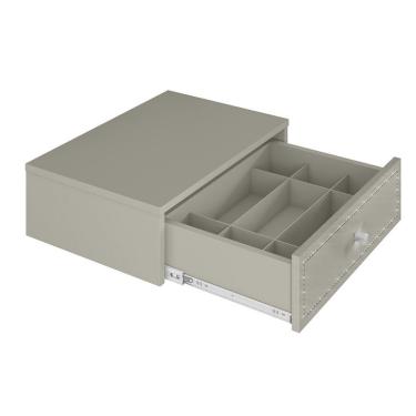 Imagem de Penteadeira Suspensa Strass 1 Gaveta Off White 50 cm