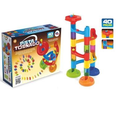 Imagem de Brinquedo Pista Tornado Blocos De Montar Jogo - Paki Toys