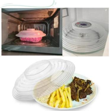 Imagem de Kit 4 Tampas de Microondas Bpa Free Protetora Alimentos - Clink