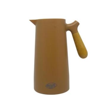 Imagem de Garrafa térmica Cabo de Madeira 1 litro Wood várias cores - Sake Comer