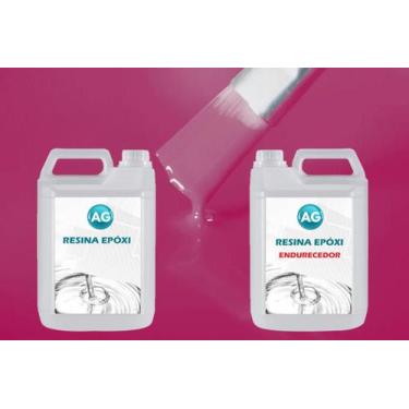 Imagem de Resina Epóxi 1Kg + Cor Sólida Telemagenta Ral4010 Ag Baixa E - Resinas