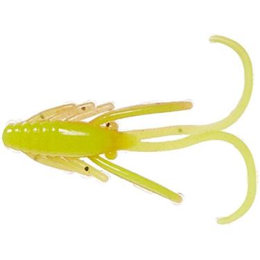 Imagem de Isca de pesca de água doce PowerBait Berkley (todos os estilos PowerBait), Isca Powerbait Power Nymph, Pumpkin Chartreuse, 1" (12 Count)