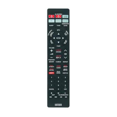 Imagem de ALLIMITY Controle remoto de substituição EUR7722X30 EUR7722X10 compatível com o sistema de alto-falantes Panasonic HD DVD Player SA-HT535EE, SA-HT870, SA-HT250, SA-HT520EG, SA-HT530, SA-HT535, SAH870