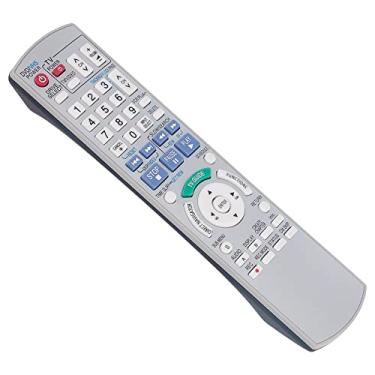 Imagem de Controle remoto de substituição EUR7659Y90 adequado para Panasonic DVD/TV DMR-EH75 DMR-EH75V DMR-EH75VS DMREH75V DMREH75VP DMREH75VS DMRE85H DMRE85HP DMRE85PP DMREH50P DMREH50PC DMREH50S DMREH50S
