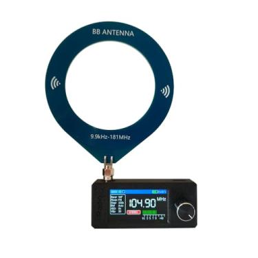 Imagem de Mini rádio SI4732 portátil atualizado com tela colorida IPS de 1,9 polegada e bateria de longa duração, rádios transistores USB AM FM LSB, receptor de rádio de bolso AM/FM, fones de ouvido com