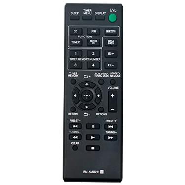 Imagem de Controle remoto de substituição RM-AMU211 adequado para Sony Mini HiFi Shelf System HCD-ECL99BT MHC-ECL99BT SS-WG919IP HCD-ECL77BT MHC-ECL77BT SS-ECL77BT SS-ECL77BT SS-EC719IP SS-WEC99BT