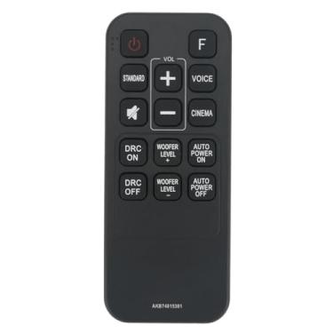 Imagem de AULCMEET Novo controle remoto de substituição AKB74815301 funciona para sistema de barra de som LG LAS454 LAS454B LAS465B LAS475B SH3K LAS453B LAS485B SH3B SH3K SJ4Y SPH3B-W SPH4B-W