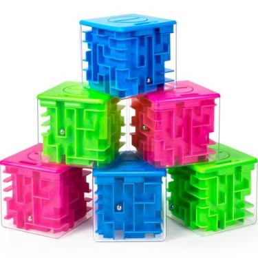 Imagem de Caixa de quebra-cabeça YongNkids Money Maze de 6 peças para crianças e