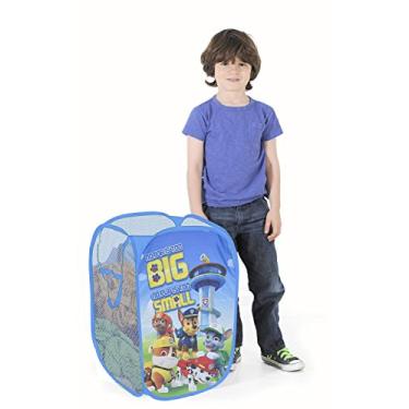 Imagem de Idea Nuova Nickelodeon Paw Patrol Pop Up Hamper with Durable Carry Handles, 21" H x 13.5" W X 13.5" L, Blue, one Size