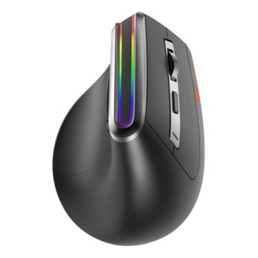 Imagem de Mouse Vertical Ergonômico Sem Fio 6 Botões Wireless D-m3