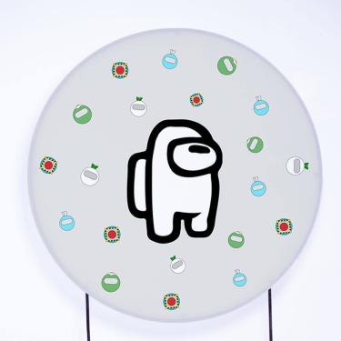 Imagem de Painel Decorativo para Festa 1,80x1,80 metros Vesti Fácil com Elástico Among Us - Fera Print