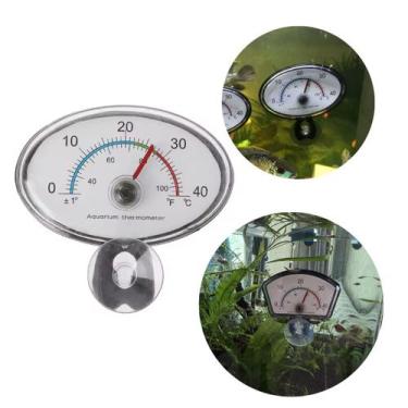 Imagem de Termômetro SW-01 Analogico Vidro Aquario Peixe Temperatura - Ocean Tec